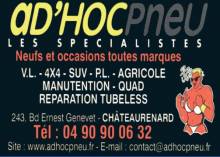 Remplacement de pneus pour voiture de tourisme Châteaurenard Ad Hoc Pneus